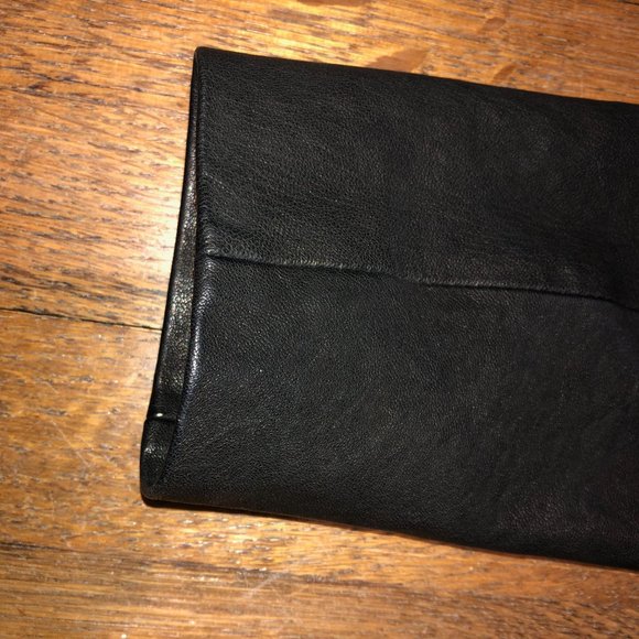 Andrew Marc wool blend collar leather jacket - (s) - Picture 10 of 12